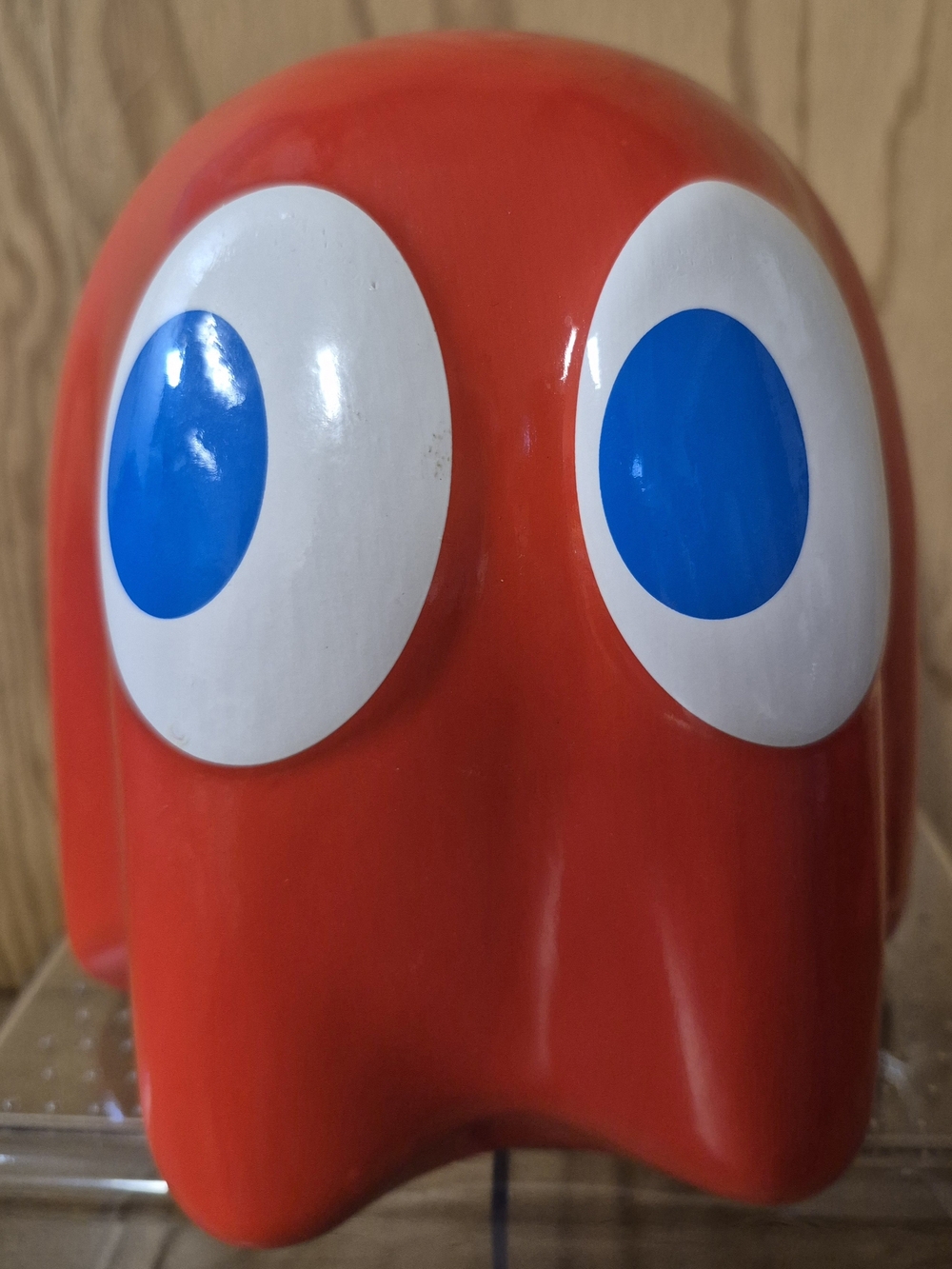 Ceramic Pac-Man Piggy Bank Red Ghost Blinky Retro Video Game Fab 3D Money Coin
